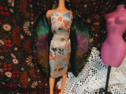 brocade dress view